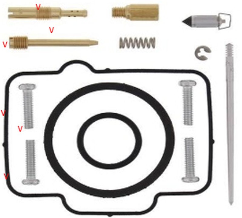 BEARING WORX ZESTAW NAPRAWCZY GAŹNIKA HONDA CR 250R '00, (26-1166) (1)