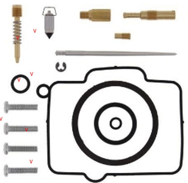 BEARING WORX ZESTAW NAPRAWCZY GAŹNIKA SUZUKI RM 250 '00, (26-1177) (1)