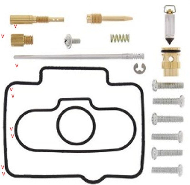 BEARING WORX ZESTAW NAPRAWCZY GAŹNIKA HONDA CR 125R '01, (26-1184) (1)