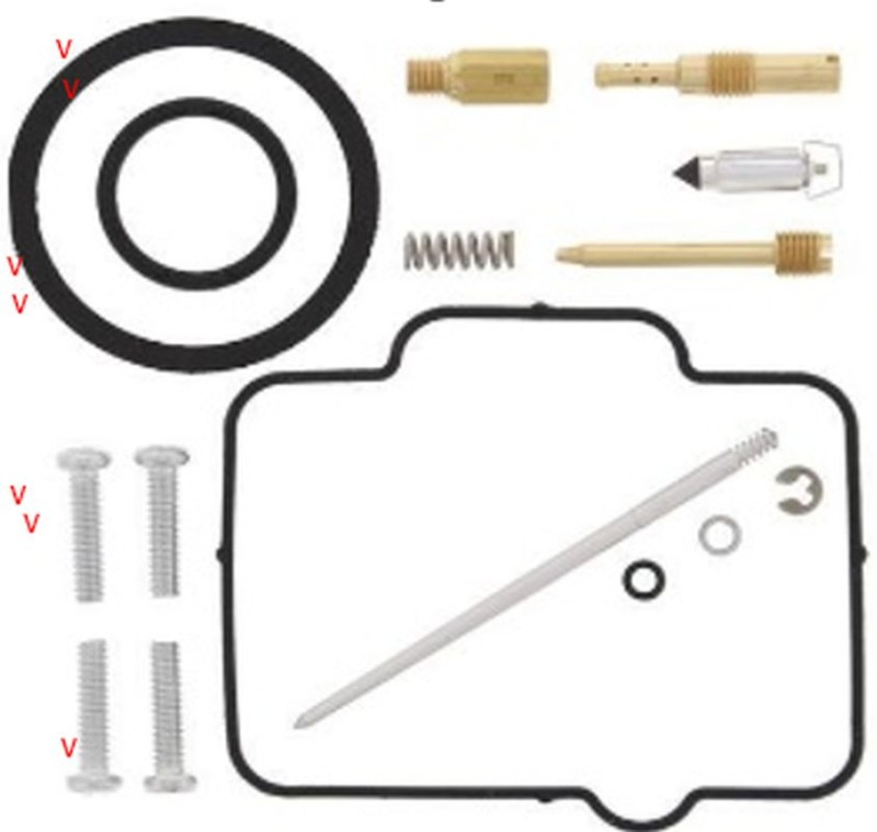 BEARING WORX ZESTAW NAPRAWCZY GAŹNIKA HONDA CR 125R '99, (26-1186) (1)