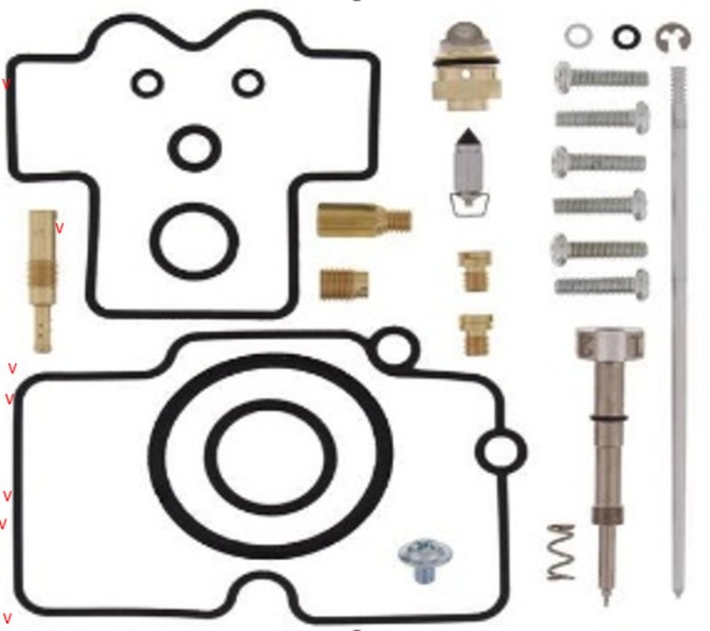 BEARING WORX ZESTAW NAPRAWCZY GAŹNIKA YAMAHA YZ 426F '01-'02 (26-1441) (1)