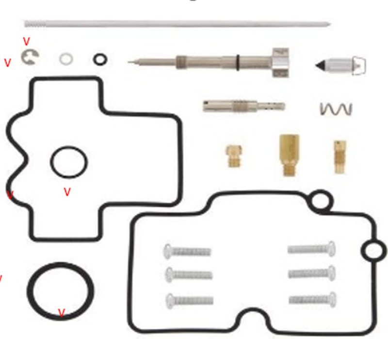 BEARING WORX ZESTAW NAPRAWCZY GAŹNIKA SUZUKI RMZ 250 '04-'06 (26-1490) (1)