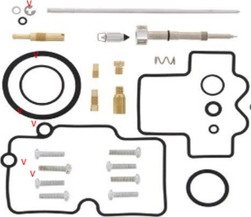 BEARING WORX ZESTAW NAPRAWCZY GAŹNIKA KAWASAKI KLX 450R '08-'09 (26-1505) (1)