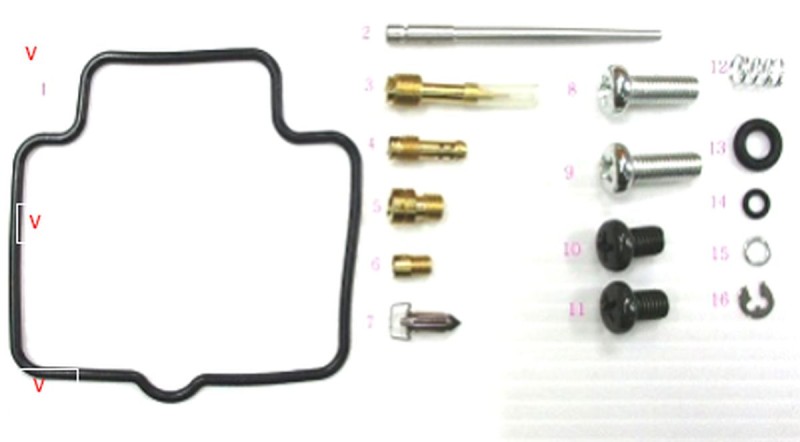 BEARING WORX ZESTAW NAPRAWCZY GAŹNIKA SUZUKI LT-F 250 OZARK '02-'14 (26-1094) (1)