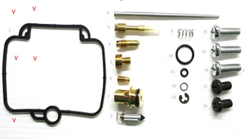 BEARING WORX ZESTAW NAPRAWCZY GAŹNIKA YAMAHA YFM 600 GRIZZLY '01, (26-1375) (1)