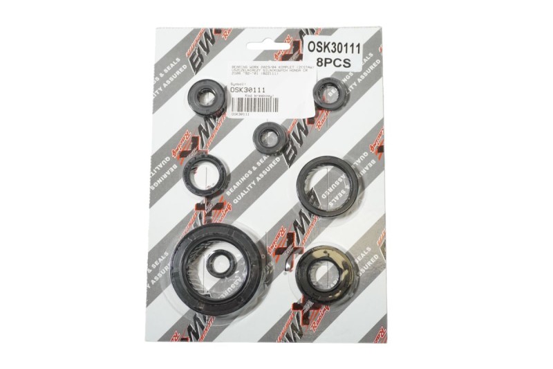 BEARING WORX KOMPLET (ZESTAW) USZCZELNIACZY SILNIKOWYCH HONDA CR 250R '92-'01 (822111) (1)