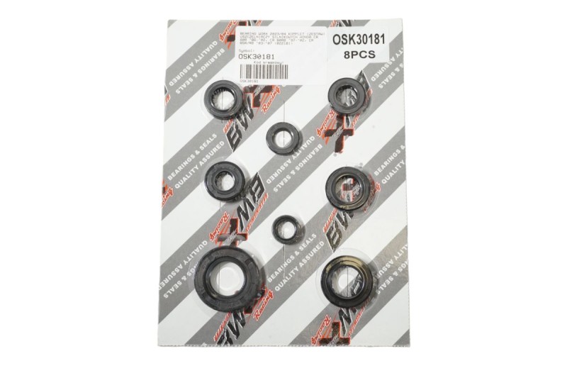 BEARING WORX KOMPLET (ZESTAW) USZCZELNIACZY SILNIKOWYCH HONDA CR 80R '86-'02, CR 80RB '97-'02, CR 85R/RB '03-'07 (822181) (1)
