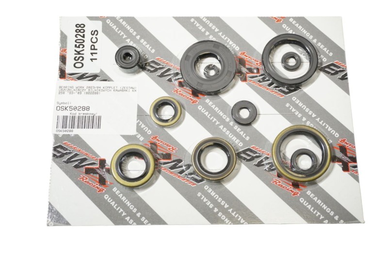 BEARING WORX KOMPLET (ZESTAW) USZCZELNIACZY SILNIKOWYCH KAWASAKI KX 250 '93-'03 (822288) (1)