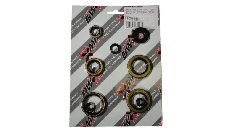 BEARING WORX KOMPLET (ZESTAW) USZCZELNIACZY SILNIKOWYCH KAWASAKI KDX 200 '95-'06, KDX 220R '97-'05 (822296) (1)