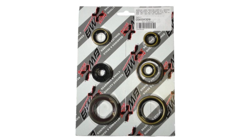 BEARING WORX KOMPLET (ZESTAW) USZCZELNIACZY SILNIKOWYCH KTM SX-F 250 '05-'12, XC-F 250 '07-'12, XCF-W 250 '07-'10/'12-'13 (822320) (1)