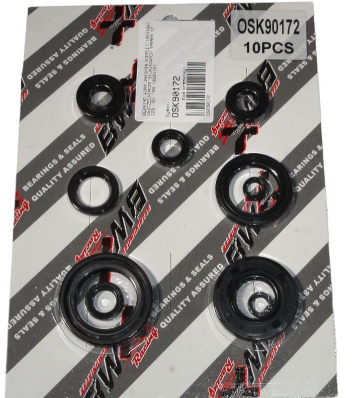 BEARING WORX KOMPLET (ZESTAW) USZCZELNIACZY SILNIKOWYCH YAMAHA YZ 125 '01-'04 (822172) (1)