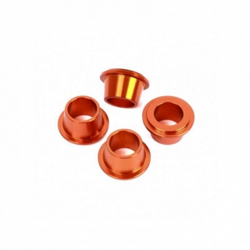 SCAR RACING RUBBER KILLERS TULEJKI MONTAŻOWE MOCOWAŃ KIEROWNICY DO PÓŁEK KTM 125 / 150 / 250 SX '16-'22, 250 / 350 / 450 SXF '16-'22, 690 ENDURO R '19-'25, 690 SMC-R '19-'25KOLOR POMARAŃCZOWY