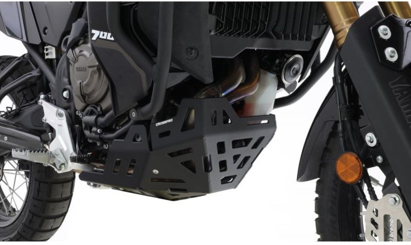 CROSSPRO OSŁONA POD SILNIK ALUMINIOWA YAMAHA XTZ 690 TENERE 700/WORLD RAID '21-'24, EXPLORE / EXTREME/WORLD RALLY '24-, KOLOR CZARNY (EURO 5)