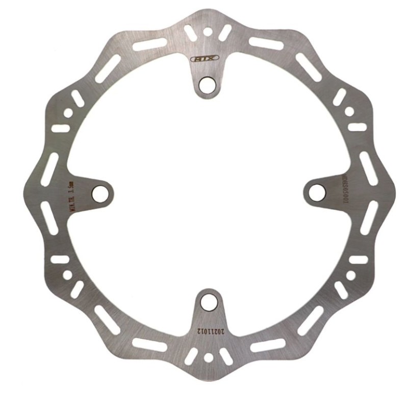 MTX PARTS TARCZA HAMULCOWA HORNET TYŁ SUZUKI RM-Z 250 '07-'24, RM-Z 450 '05-'24 WAVE (240X122X4MM) (4X10,5MM) (1)