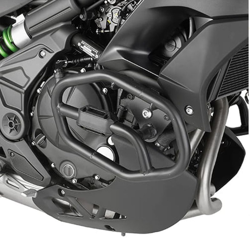KAPPA GMOLE OSŁONY SILNIKA KAWASAKI VERSYS 650 ('15-'21) CZARNE -USZKODZENIA MALOWANIA