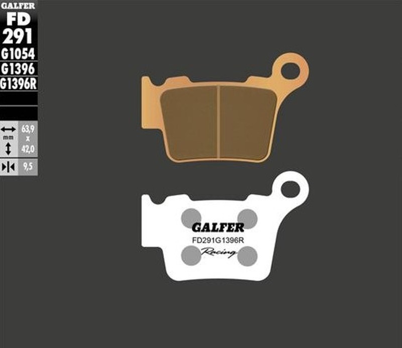 GALFER KLOCKI HAMULCOWE KH368 SPIEK METALICZNY (ZŁOTE) OFF ROAD RACING (1)