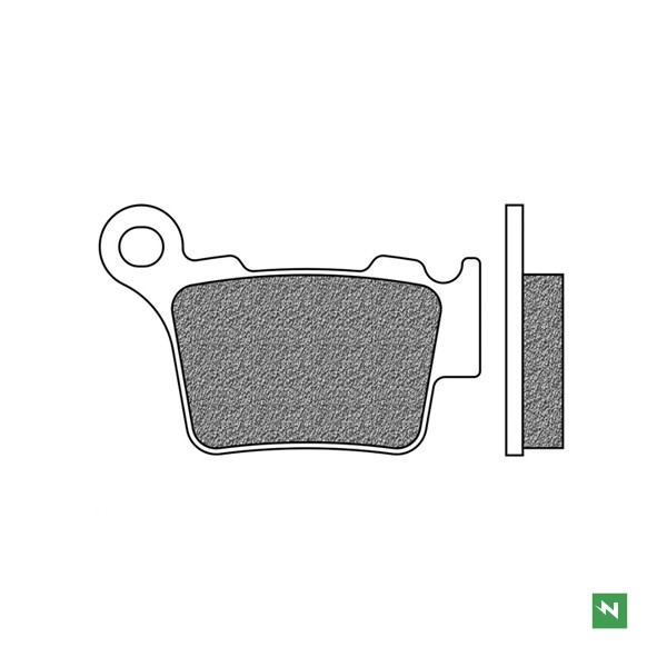 NEWFREN KLOCKI HAMULCOWE TYŁ KH368 (DIRT SINTER) BREMBO TYŁ (1)