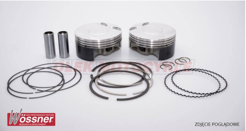 WOSSNER KOMPLET TŁOKÓW POLARIS RZR 900 XP '11-'12 STD. (92,95MM) (10,60:1) (1)