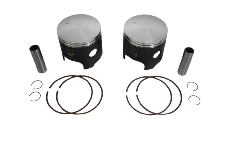WOSSNER KOMPLET TŁOKÓW (SKUTER WODNY) KAWASAKI JS 550 SX '82-'95 (STD. +0,50MM) (75,38MM) NA ZAMÓWIENIE (SWORZEŃ 16MM)