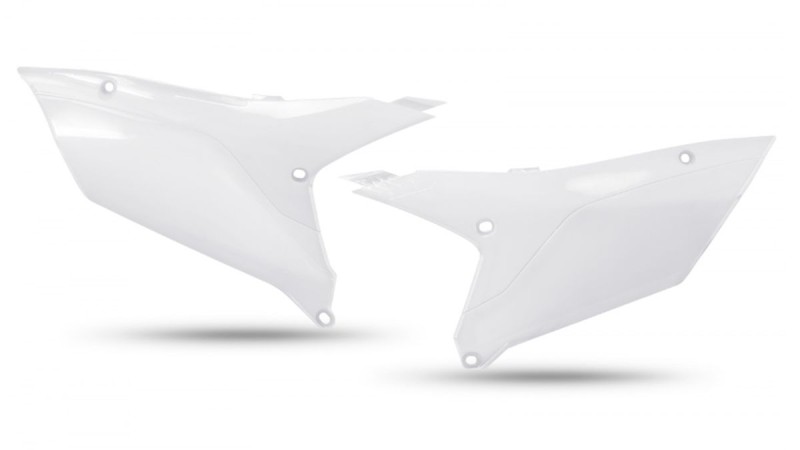 UFO BOCZKI TYLNE YAMAHA YZF 450 '23-'25, YZF 250 '24-'25 KOLOR BIAŁY