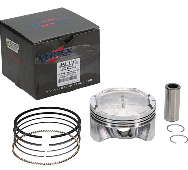 VERTEX TŁOK CAN-AM COMMANDER 1000 /XT/R '11-'21, DEFENDER 1000 PRO/DPS/XTP/XT '16-'21,MAVERIC TRAIL 1000 '18-'21, OUTLANDER 1000 '12-'22, RENEGADE 1000 '16-'22, TRAXTER 1000 /XT/MAX/PRO '17-'19 (91.46MM) (STD. + 0.50MM) (1)