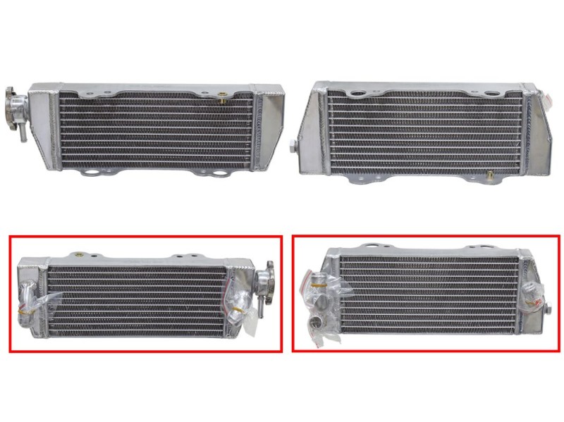 PSYCHIC CHŁODNICA KTM EXC/MXC/SX '250/300/380 '98-'03 WZMOCNIONA O STANDARDOWEJ POJEMNOŚCI LEWA (SZT.) (OEM: 50335007000) (1)