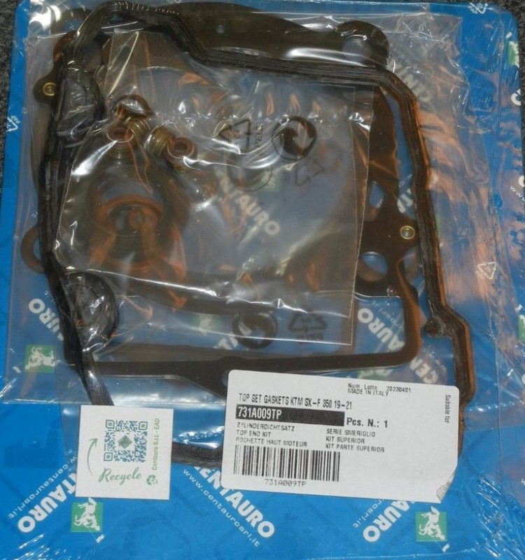 CENTAURO USZCZELKI TOP-END KTM SXF SX-F 350 '19-'22 , EXCF EXC-F 350 '20-'23 , HUSQVARNA FC '19-'22 , FE 350 '20-'23 , GAS GAS EC F / EX F 350 '21-'23 (Z USZCZELKĄ POKRYWY ZAWOROWEJ) (1)