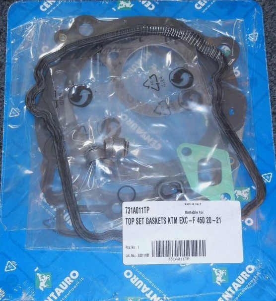 CENTAURO USZCZELKI TOP-END KTM EXCF EXC-F 450 '20-'23 , EXC-F 500 '20-'23 , HUSQVARNA FE 450 '20-'23 , FE 501 '20-'23 (Z USZCZELKĄ POKRYWY ZWOROWEJ) (1)