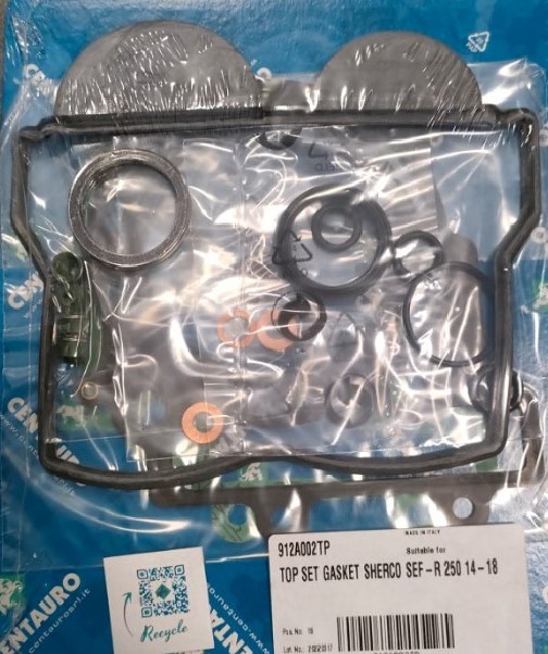 CENTAURO USZCZELKI TOP-END SHERCO SEF-R 250 4T '14-'18 (Z USZCZELKĄ POKRYWY ZAWOROWEJ) (1)