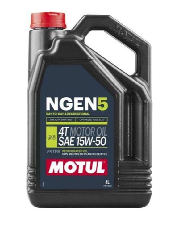 MOTUL OLEJ SILNIK NGEN 5 15W50 4T 4L PÓŁSYNTETYK (1)