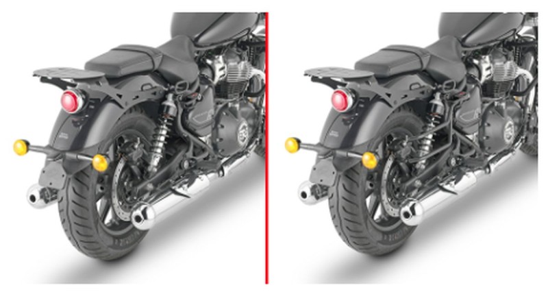 KAPPA STELAŻ POD TORBY (SAKWY) BOCZNE REMOVE-X ROYAL ENFIELD SUPER METEOR 650 '23, (1)