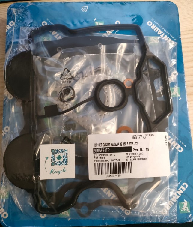 CENTAURO USZCZELKI TOP-END YAMAHA YZF 450 / YZ 450 F '18-'19 , WRF 450 '19-'20 , YZ 450 FX '19-'20 (Z USZCZELKĄ POKRYWY ZAWOROWEJ) (1)