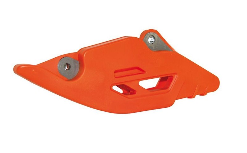 RACETECH (RTECH) PROWADNICA ŁAŃCUCHA KTM SX/SXF 125/150/250/350/450 '23, SXF 250/450 FACTORY EDITION '22, XC/XC-F 125/150/250/350/450 '23, KOLOR POMARAŃCZOWY (1)