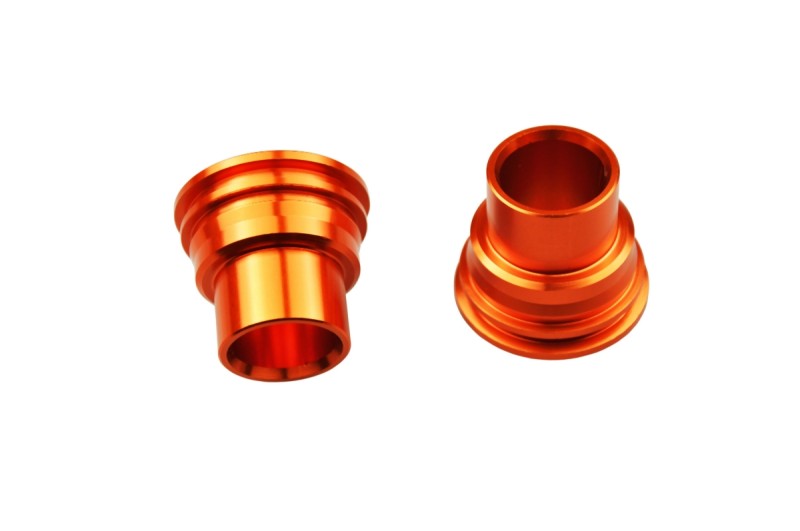 SCAR RACING TULEJKI DYSTANSOWE KOŁA TYLNEGO KTM 85 SX '12-'23, 125 - 450 SX / SXF '03-'12, 125 - 500 EXC / EXCF / TPI '03-'23 KOLOR POMARAŃCZOWY