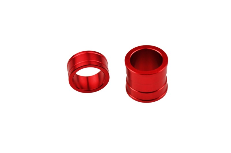SCAR RACING TULEJKI DYSTANSOWE KOŁA PRZEDNIEGO HONDA CRF 250R '02-'25, CRF 450R '02-'25 KOLOR CZERWONY