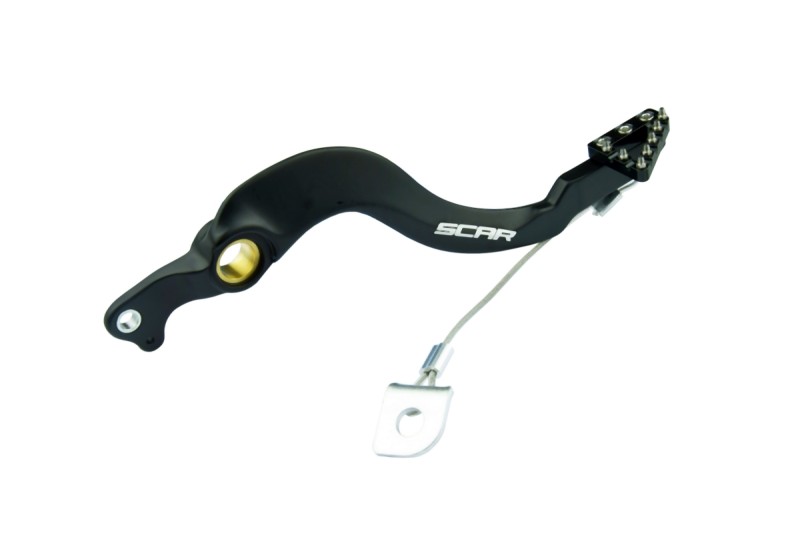 SCAR RACING DŹWIGNIA TYLNEGO HAMULCA HONDA CRF 250R '10-'25, CRF 450R '05-'25 KOLOR CZARNY