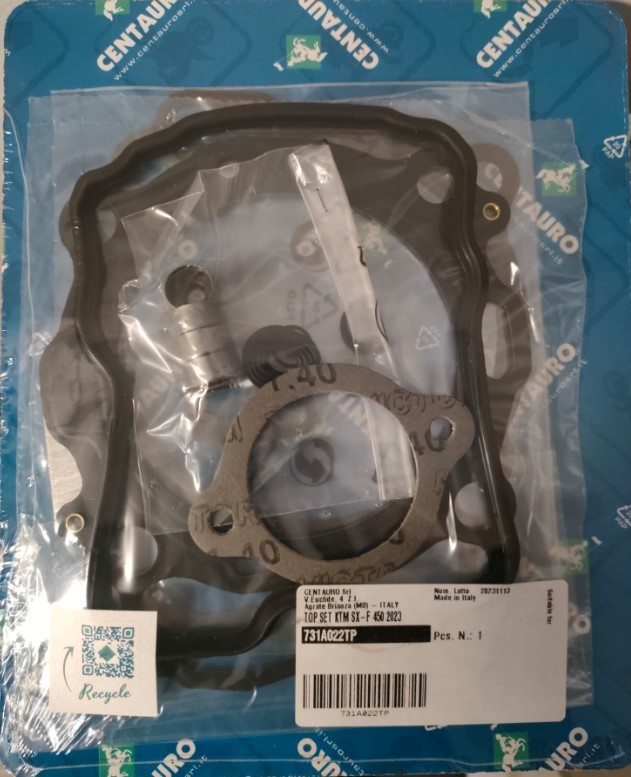 CENTAURO USZCZELKI TOP-END KTM SXF 450 '23-24 , EXCF 450 / 500 '24 , HUSQVARNA FC 450 '23-'24 , FE 450 / 501 / 510 '24 , GAS GAS MC F / EX F 450 '24 ( Z USZCZELKĄ POKRYWY ZAWOROWEJ) (1)