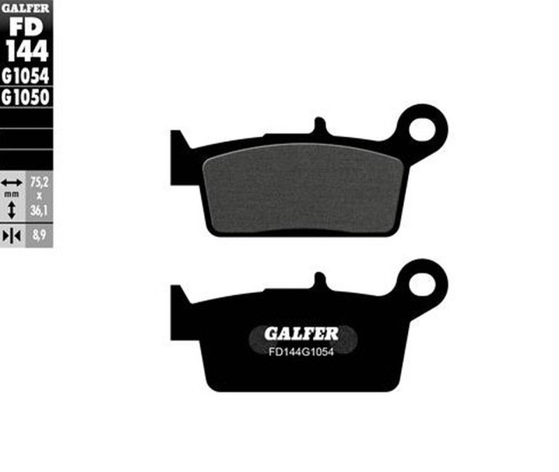 GALFER KLOCKI HAMULCOWE KH131 PÓŁMETALICZNE (GRUBOŚĆ 8,9MM) (1)