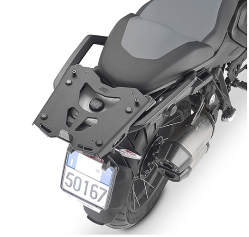 KAPPA STELAŻ (PŁYTA ALUMINIOWA) KUFRA CENTRALNEGO MONOKEY BMW R 1300 GS '24-, KOLOR CZARNY