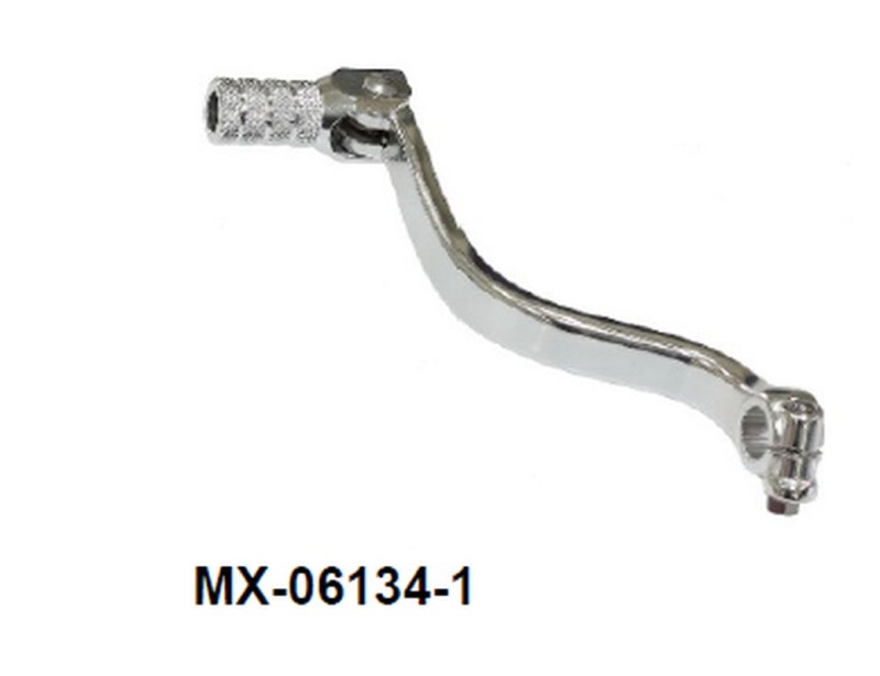 PSYCHIC DŹWIGNIA ZMIANY BIEGÓW SUZUKI RM 80 / 85 / 85 L '89-'16 (OEM: 25600-03B00; 25600-03B10) (KUTE ALUMINIUM) KOLOR SREBRNY (ANODOWANY)