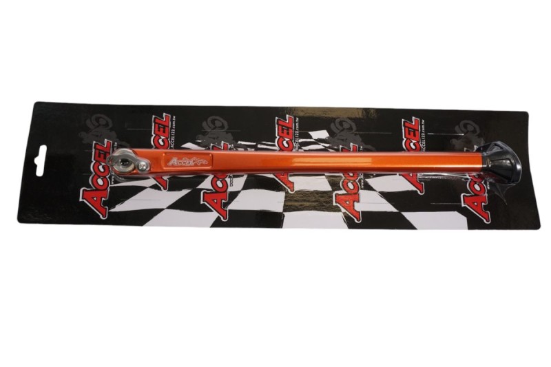 ACCEL STOPKA BOCZNA SUPERMOTO KTM EXC / EXC-F / XC / XC-W / XC-F '08-'15, HUSQVARNA FE / FX / TE '09-'16 KOLOR POMARAŃCZOWY