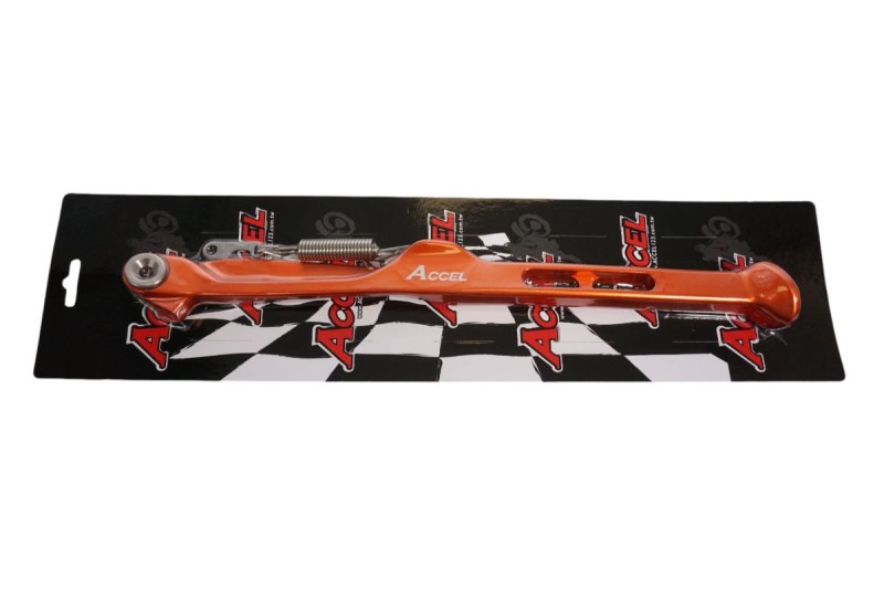 ACCEL STOPKA BOCZNA KTM XC 125 / 250 / 300 / 350 / 450 '23, HUSQVARNA FX 350 / 450 '23, TX 300 '23, (OEM:A46003023044) KOLOR POMARAŃCZOWY