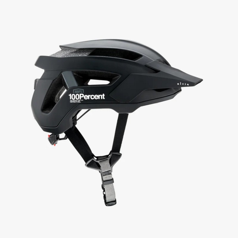 100 PROCENT WYPRZEDAŻ MTB KASK ROWEROWY ALTIS BLACK KOLOR CZARNY ROZMIAR S/M (55-59CM)