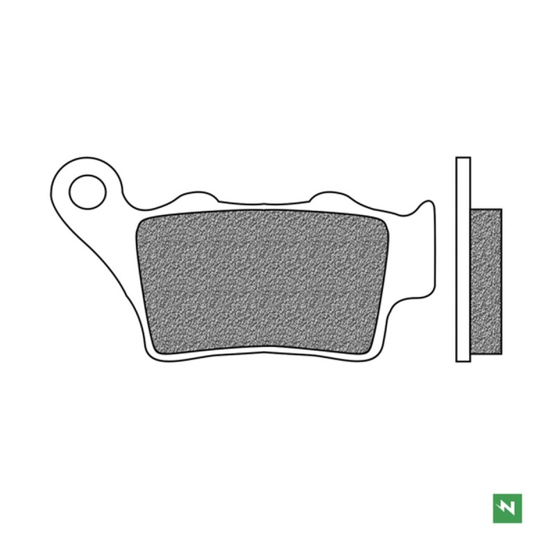 NEWFREN KLOCKI HAMULCOWE TYŁ KH208 / 213 (TOURING SINTER) (1)