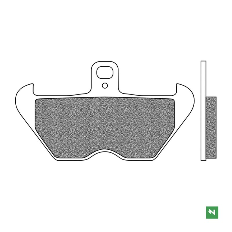 NEWFREN KLOCKI HAMULCOWE PRZÓD KH407 / KH246 (TOURING ORGANIC) (1)