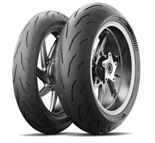 MICHELIN KOMPLET OPON (CAI871271/23) 110/70ZR17 POWER 6 (54W) M/C TL PRZÓD DOT 2023 + (CAI534403/22) 140/70ZR17 POWER 6 (66W) M/C TL TYŁ DOT 2022 + MULTITOOL