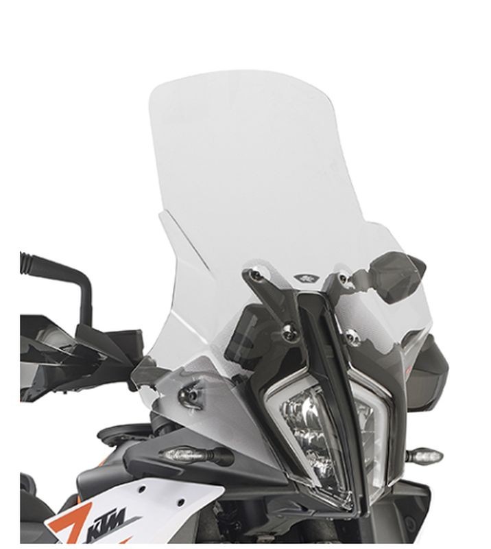 KAPPA SZYBA KTM 790 / 890 ADVENTURE '23-, 890 SMT '23-, 38,5 X 51 CM PRZEZROCZYSTA