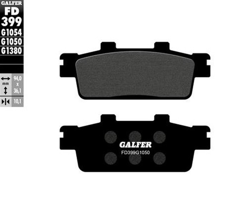 GALFER KLOCKI HAMULCOWE KH427 PÓŁMETALICZNE SCOOTER (1)