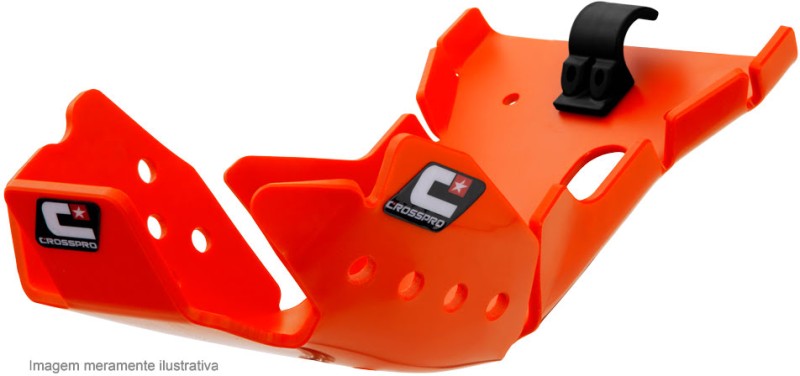 CROSSPRO OSŁONA SILNIKA Z TWORZYWA DTC ENDURO MODEL EC DTC PASUJE DO': KTM EXC 350/300 23-, HUSQVARNA TC 250 23-, TE 300 24-, GASGAS EC / EX / MC 24- KOLOR POMARAŃCZOWY