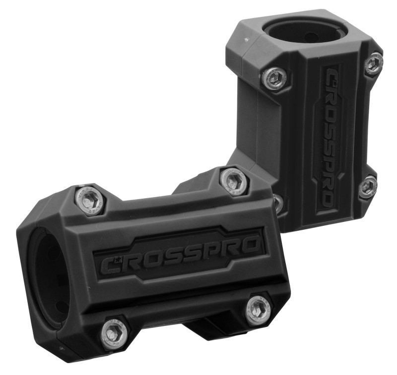 CROSSPRO SLIDERY / ŚLIZGI/ ODBOJE DO GMOLI 22/25MM (KOMPLET 2 SZTUKI) KOLOR CZARNY